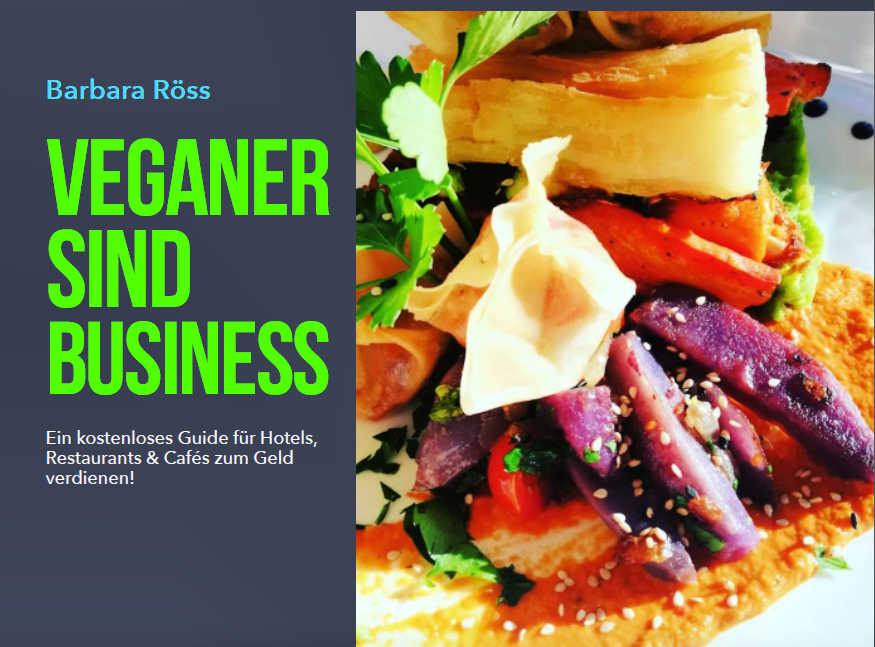 Veganer sind Business - Kostenloser Guide Titelseite DEUTSCH